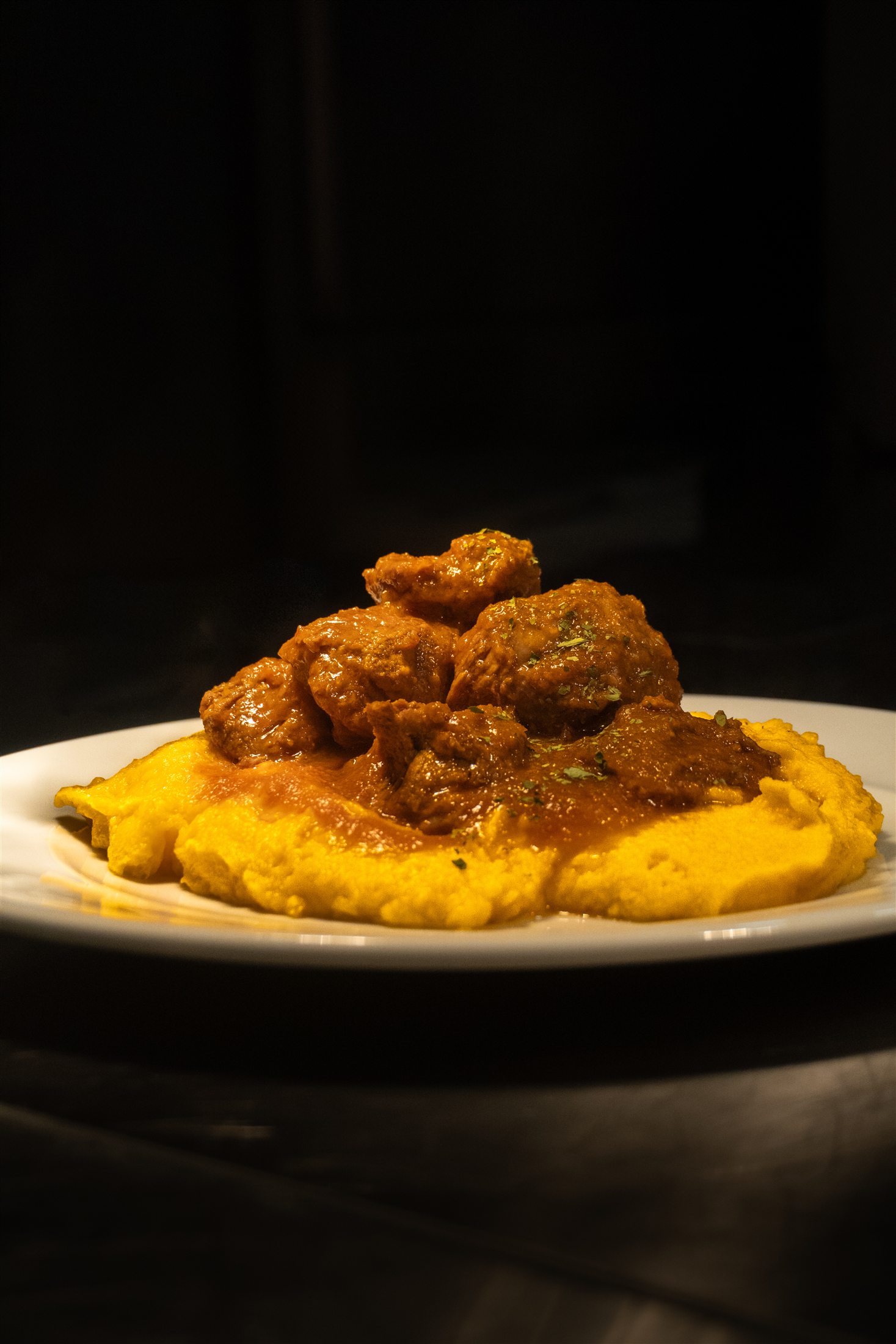Carne com migas